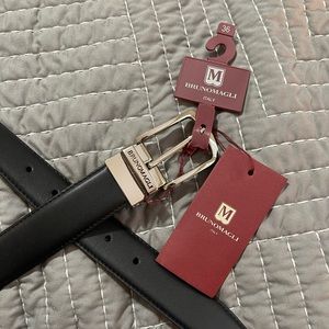 Bruno Magali Men’s Belt - Size 36 - Black - NWT